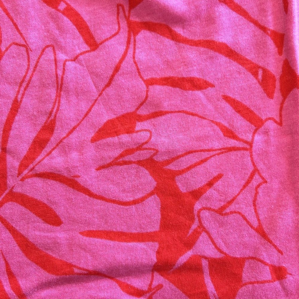 NEW Rafaella Pink And Red V Neck Top - Picture 4 of 7